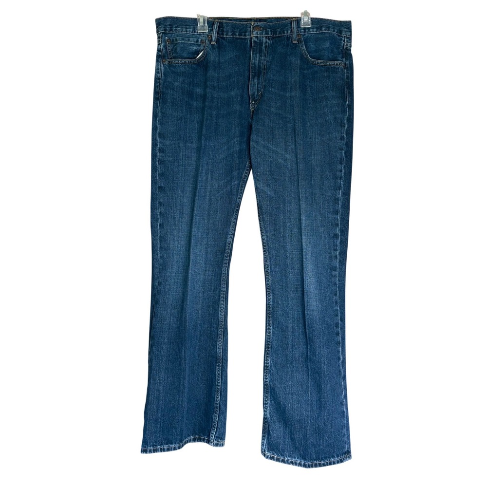 Levis 527 Bootcut Jeans Mens 40x32 Dark Wash Denim Pants - Picture 1 of 9